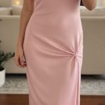 Reformation Bevin Satin Midi Dress in Babygirl Size Medium Photo 0