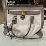 Michael Kors large Hamilton two tone leather bag. Very good condition Photo 0