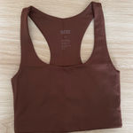 Girlfriend Collective  XXS Pamola Racerback Sports Bra Brown Gym Yoga Photo 0
