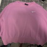 Nike Purple  Cropped Crewneck Photo 0