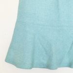 Gap Womens Skirt Sz 4 Green Wool Blend Trumpet Flare Mini Lined Bohemian Chic Photo 4