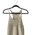 Arizona Jeans Women's Size Medium Cream Open Knit Coastal Top Photo 1