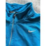 Nike Element Teal Blue Half Zip Running Mock Neck Pullover Women's Medium Photo 4