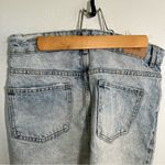 ZARA Trafaluc Cut Off Denim Mini Skirt Acid Wash Photo 10