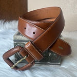 Ralph Lauren  Genuine Leather Buckle Belt Size 28 Photo 0
