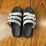 Dr. Martens White and Black 38 Platform Strap Sandals Photo 1