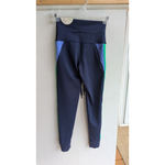 Aerie Women's OFFLINE S Navy Green Blue Hi-Rise Leggings Photo 2