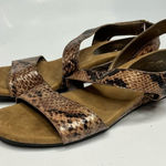 Aerosoles  snake skin wedge sandals size‎ 8.5 Photo 0