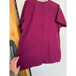 Cherokee Workwear Wine Scrub Top Woman’s Size XS Photo 7