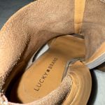 Lucky Brand  beige ankle boots size 8 sude zipper  Photo 6