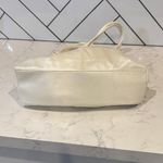 XOXO Vintage  Y2K faux leather shoulder hobo bag knotted handles shimmery white Photo 7