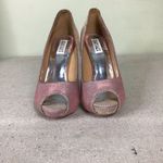 Badgley Mischka  Women Shoes SZ. 9 Metallic Peep Toe  Stiletto Wedding, night out Photo 5