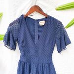 Showpo | NAVY KNOW WHAT YOU WANT DRESS SWISS DOTS RUFFLE SKIRT MINI SIZE 0 Photo 6