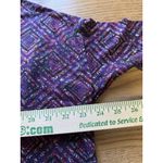 LuLaRoe  T Shirt Size Small High Low Short Sleeve Striped Stretch Teacher Photo 3