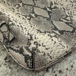 Leifsdottir Anthropologie Snake Print Leather‎ Purse Handbag Shoulder Bag Black Photo 3