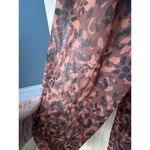 Steve Madden NWT Women’s Hayden Long Sleeve Sheer Brown Square Neck Top - Sz 2X Photo 4