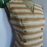 Vintage Jerell of Texas Double Breasted Vest Tan Size undefined Photo 1