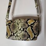 Madewell The Flap Convertible Crossbody Snake Embossed Leather Bag Purse Photo 3