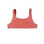 TRIANGL Valentine red & white‎ striped retro summer vacation pool bikini top L Size L Photo 1