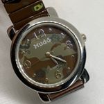 Mudd women watch Camo dial silver tone 30mm quartz analog 6.5” running Photo 1
