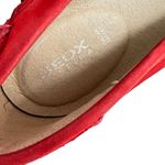 Geox  Annytah Red Suede Womens Loafers Size 40 EU 10 US Photo 15