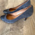 Brooks Brothers Suede Leather Cap Toe Pumps Classic Heels Size 10 Career Formal Photo 7