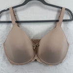 Chantelle Full Coverage Lace Trim Underwire Bra Womens Size 34G/34DDDD Beige Photo 0