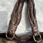 Coach  vintage Tan and Brown Signature Shoulder Bag Photo 3