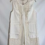 Chico's Chico’s White Lace Vest Size Medium Photo 0