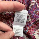 One World  Boho Pleated Tassel Tie‎ Peasant Top Photo 7