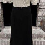 Tahari Vintage Y2K Black Maxi Skirt Formal Size 8 Made in the USA A-Line Photo 1
