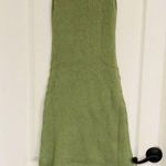 Cider Women's V-Neck Backless Knitted Midi Dress Sleeveless Pale Green Small NWT Photo 2