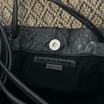 Rugby North America Black Genuine Soft Leather Sac Tote Shoulder Bag Photo 3