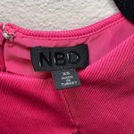 NBD Revolve Phoebe Mini Dress XS Sleeveless Cut Out Fuchsia Pink Club Party Photo 7