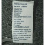 American Eagle Outfitters Ladies Gray Sweater Size S Eyelets Sheer Long Sleeve Photo 7