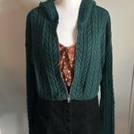 PacSun New Women’s LA Hearts Mini Cable Stitch Knit Zip Up Hoodie Sweater Photo 5