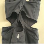 Free People Movement  Back It Up Onesie in Blacksz M Photo 6