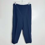 Ann Taylor NWOT Lana Curvy Fit Dress Pants In Blue Size 12 Petite Photo 1