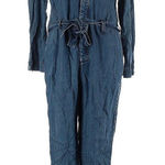 Free People  Lou Imperial Blue Denim Jumpsuit - US 4 Photo 0