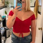 Hollister  Red Crop Top Photo 0