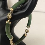 Vintage Chinese character jade bracelet Green Photo 0