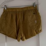 Free People Movement FP The Way Home running shorts with high smocked waist Sz S Green Photo 3