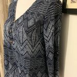 DNA Couture Blue and White Blouse Photo 2