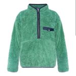 ANINE BING  FAUX SHERPA PULLOVER green size XS CL Photo 5