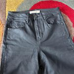 Unpublished Black Coated Shiny High Waisted Skinny Jeans Size 26 Waist Photo 2
