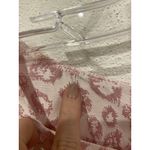 Lilly Pulitzer Taffia Dress Womens 10 Pink Jacquard Puff Sleeve Leopard Party Photo 3