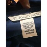 Victoria's Secret ‎ Navy Blue Eyelet Lace Trim Ruffle Crop Top Pajama M Photo 7