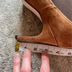 Nine West  Cognac Suede Stiletto Heeled Chelsea Ankle Bootie Size 7 Photo 6