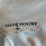 Peter Millar  Quarter Zip (Woman) White & Blue Stripe - Size L Photo 2