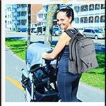Hap Tim Diaper Bag Book Bag Backpack Gray Photo 15